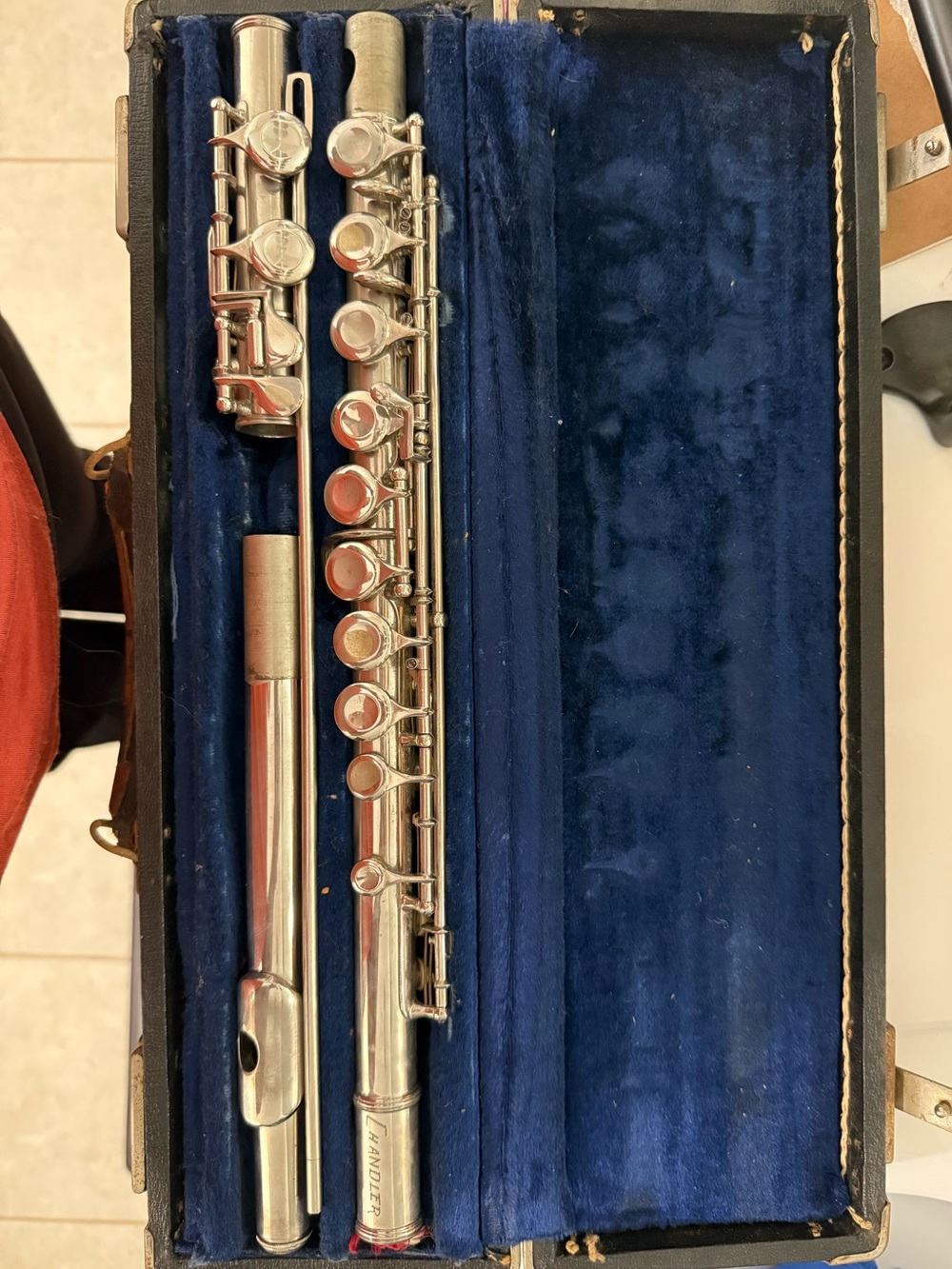 Silver Student Flute with Case - Silver Finish